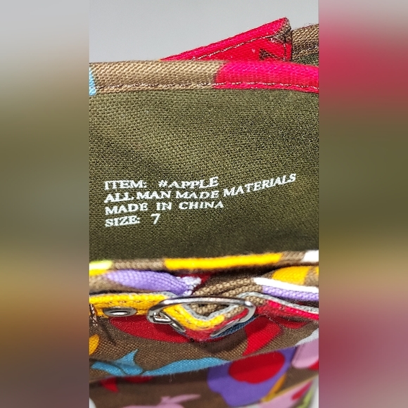 Max Collection Kids Apple Print Pull On Fashion Boot NIB - Picture 8 of 11